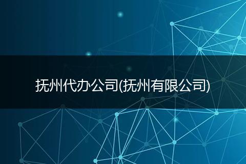 撫州代辦公司(撫州有限公司)