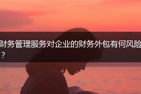 財務管理服務對企業(yè)的財務外包有何風險？