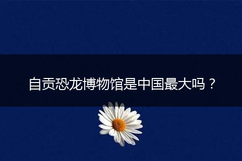 自貢恐龍博物館是中國最大嗎？