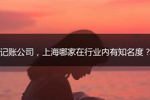記賬公司，上海哪家在行業(yè)內(nèi)有知名度？