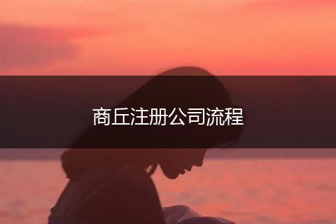 商丘注冊公司流程