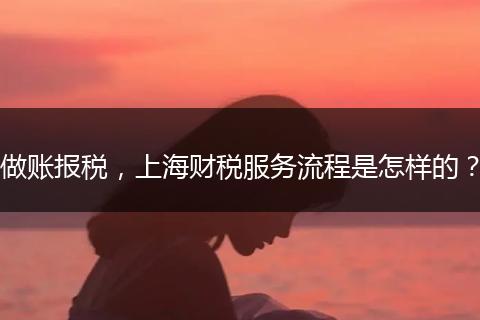 做賬報稅，上海財稅服務流程是怎樣的？