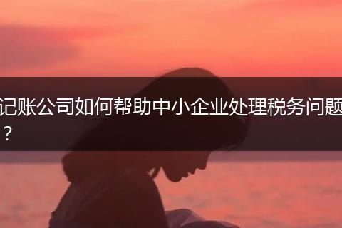 記賬公司如何幫助中小企業(yè)處理稅務(wù)問(wèn)題？