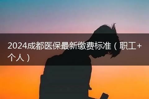 2024成都醫(yī)保最新繳費(fèi)標(biāo)準(zhǔn)（職工+個(gè)人）