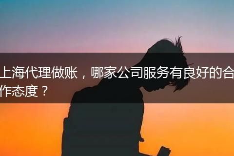 上海代理做賬，哪家公司服務(wù)有良好的合作態(tài)度？