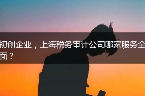 初創(chuàng)企業(yè)，上海稅務(wù)審計公司哪家服務(wù)全面？