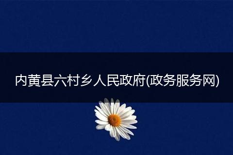 內(nèi)黃縣六村鄉(xiāng)人民政府(政務(wù)服務(wù)網(wǎng))