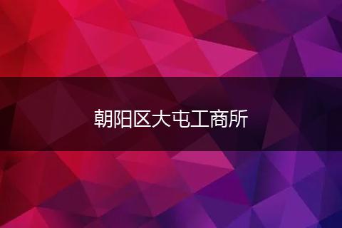 朝陽(yáng)區(qū)大屯工商所