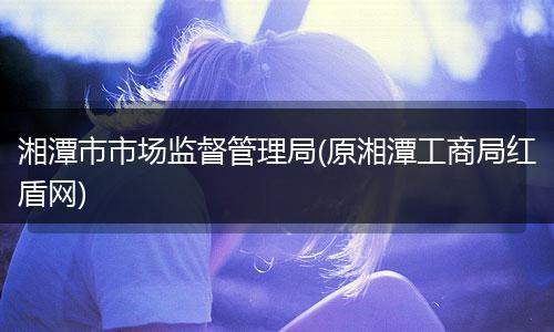 湘潭市市場(chǎng)監(jiān)督管理局(原湘潭工商局紅盾網(wǎng))