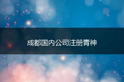 成都國內(nèi)公司注冊青神