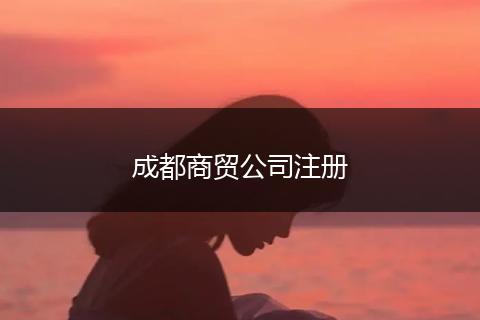成都商貿(mào)公司注冊