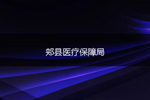 郟縣醫(yī)療保障局