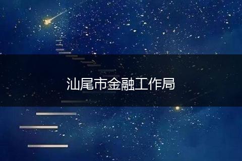 汕尾市金融工作局