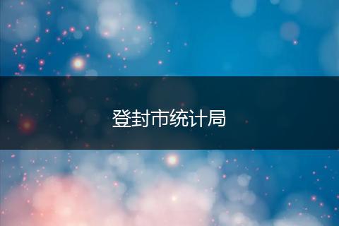 登封市統(tǒng)計局