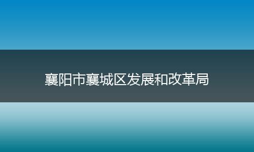 襄陽市襄城區(qū)發(fā)展和改革局