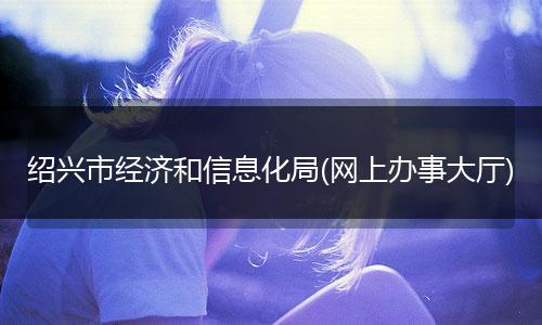 紹興市經(jīng)濟(jì)和信息化局(網(wǎng)上辦事大廳)