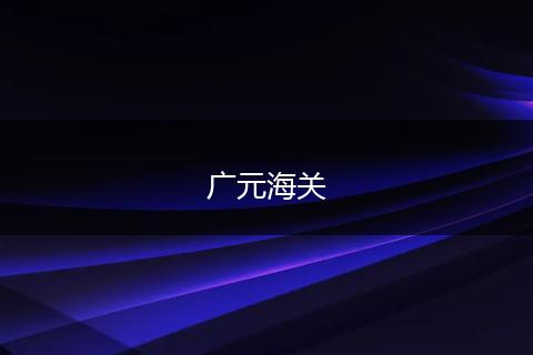 廣元海關(guān)
