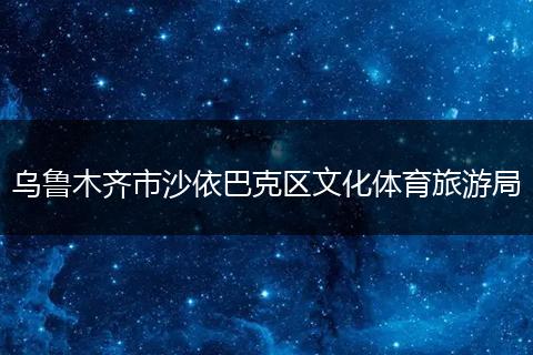 烏魯木齊市沙依巴克區(qū)文化體育旅游局