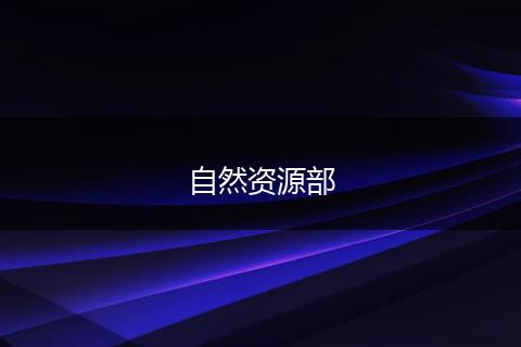 自然資源部