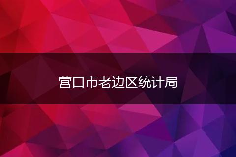 營口市老邊區(qū)統(tǒng)計局