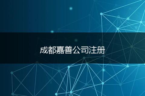 成都嘉善公司注冊