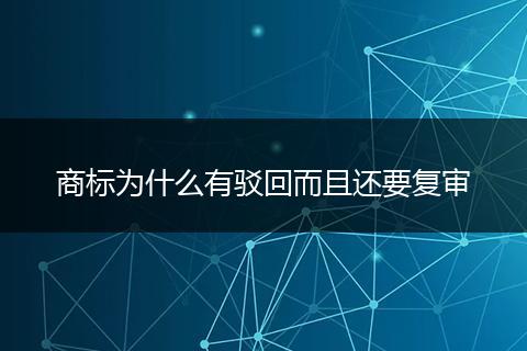 商標為什么有駁回而且還要復審