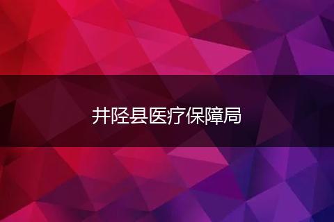 井陘縣醫(yī)療保障局